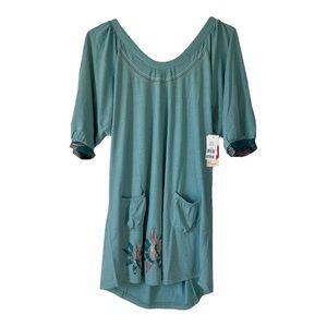 Hinano Tahiti Dress Peacock Large